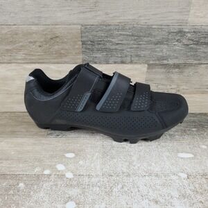 Serfas Singletrack 3 Strap Mens Cycling Shoes Sz 12 Black Mountain Bike Sneakers